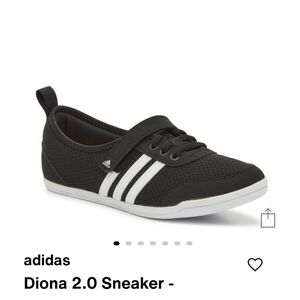 Adidas 2.0 Diona Sneaker Black and White Ladies SZ 11